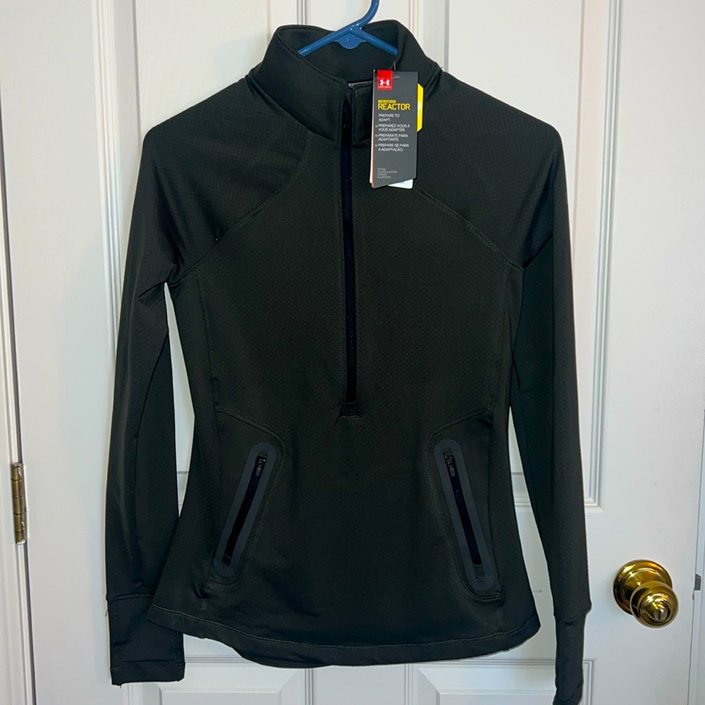 New with tags UA Cold Gear Reactor 1/2 zip